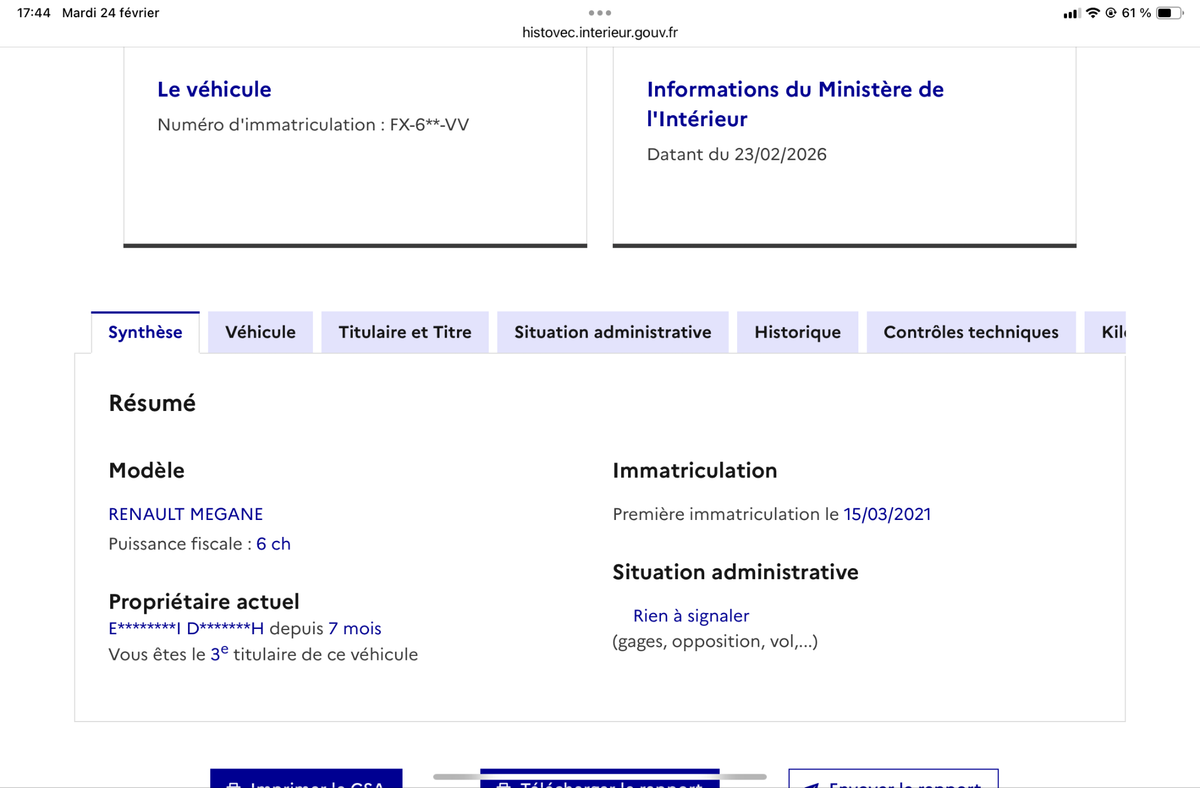 Renault Megane d'occasion