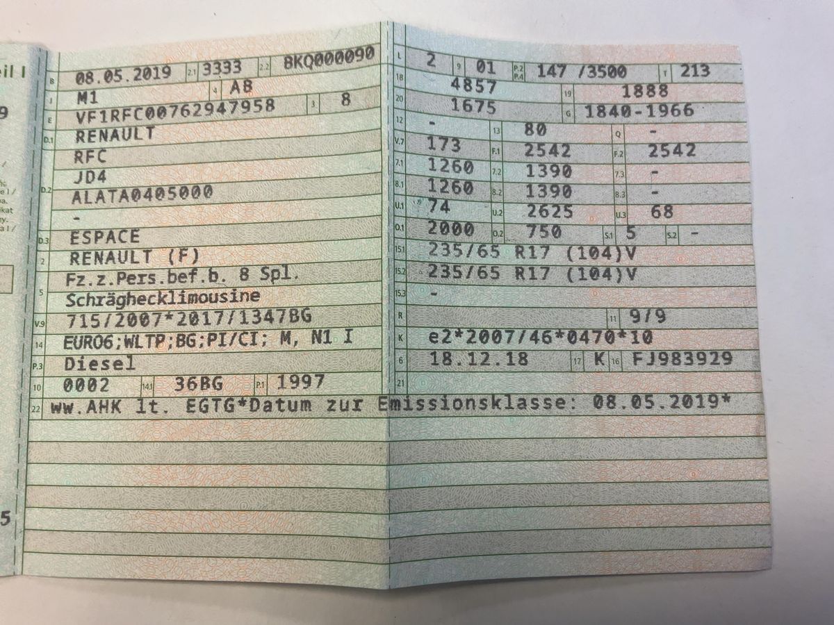 Renault Espace d'occasion