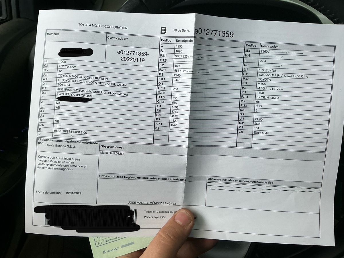 Toyota Yaris Cross 1.5 Hybrid 2WD Active Tech