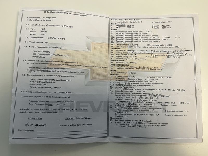 Chevrolet Aveo 1.4 LT + — zdjęcie 16