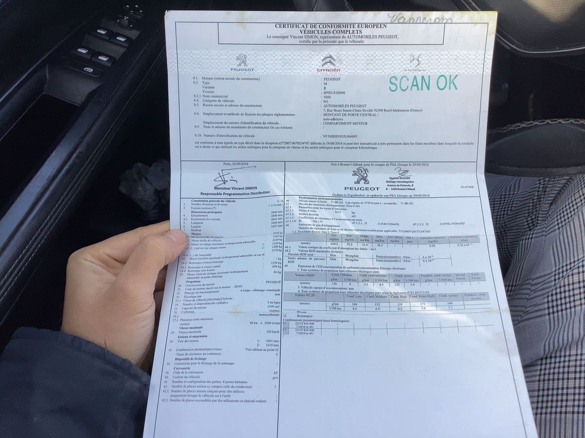 Peugeot 5008 d'occasion