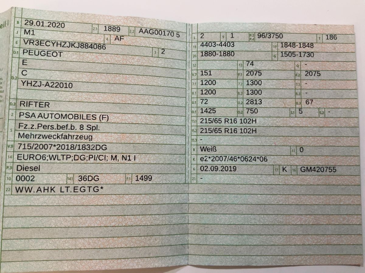 Peugeot Rifter d'occasion