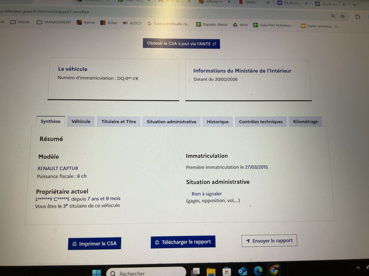 Renault Captur d'occasion