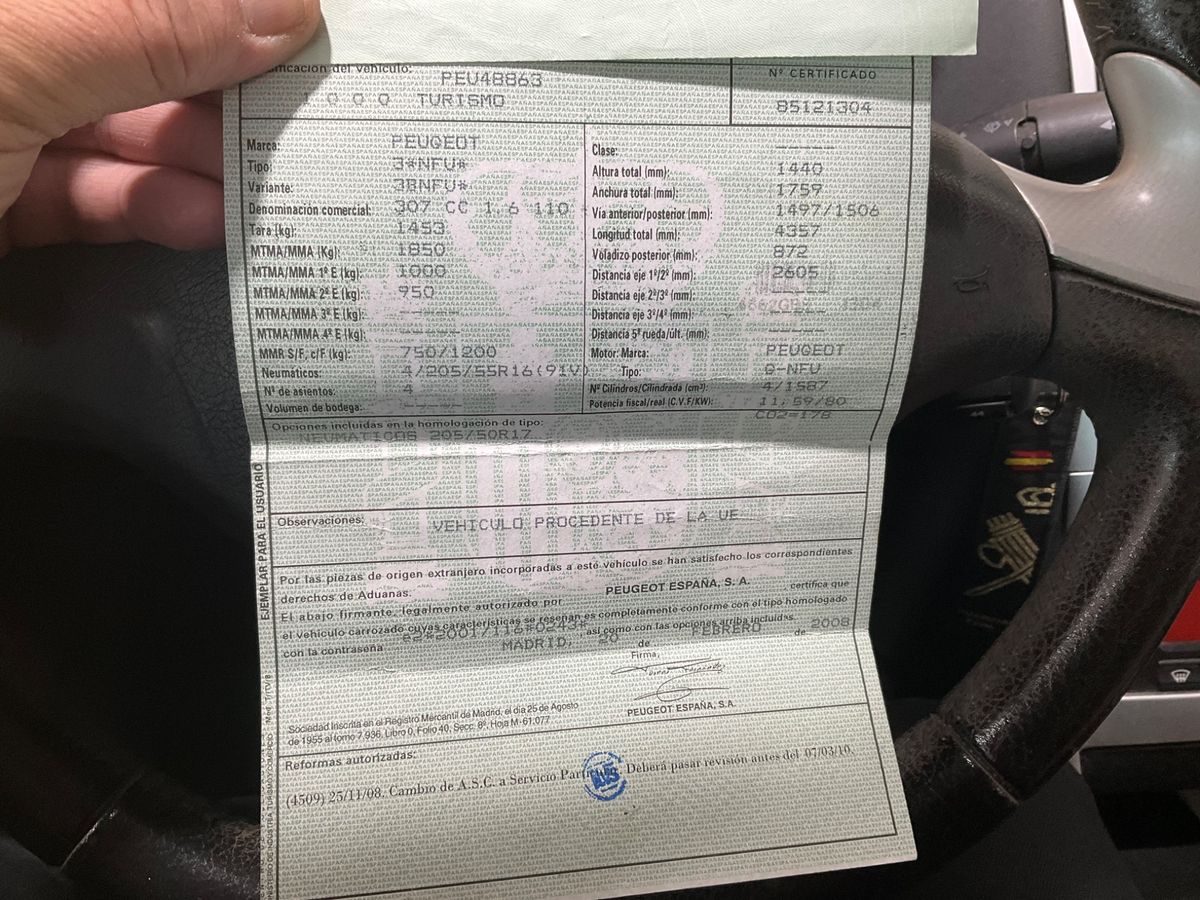 Peugeot 307 1.6 Sport