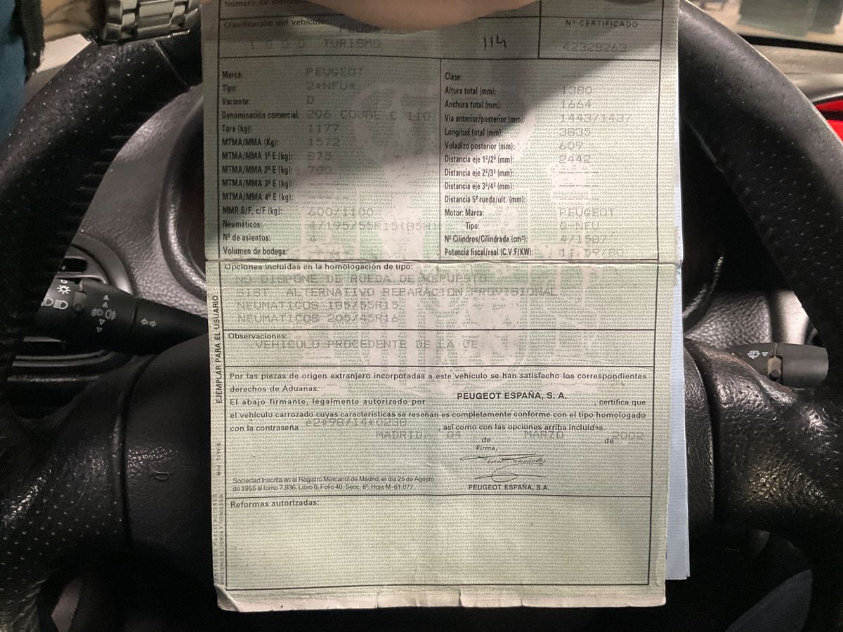 Peugeot 206 d'occasion