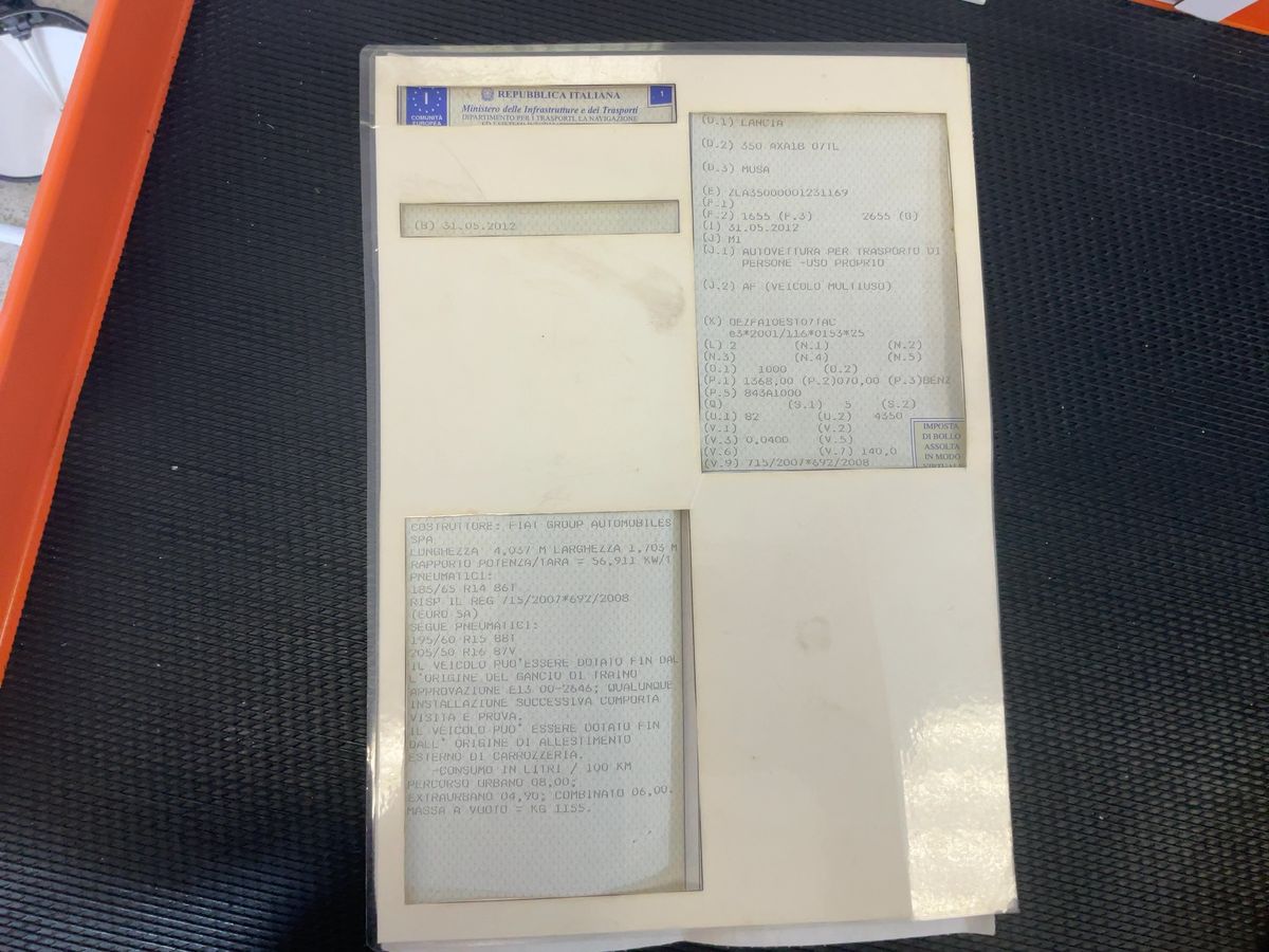 Lancia Musa d'occasion