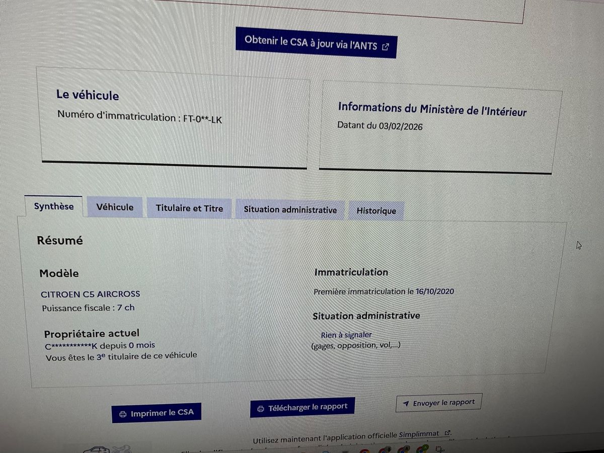 Citroen C5 d'occasion