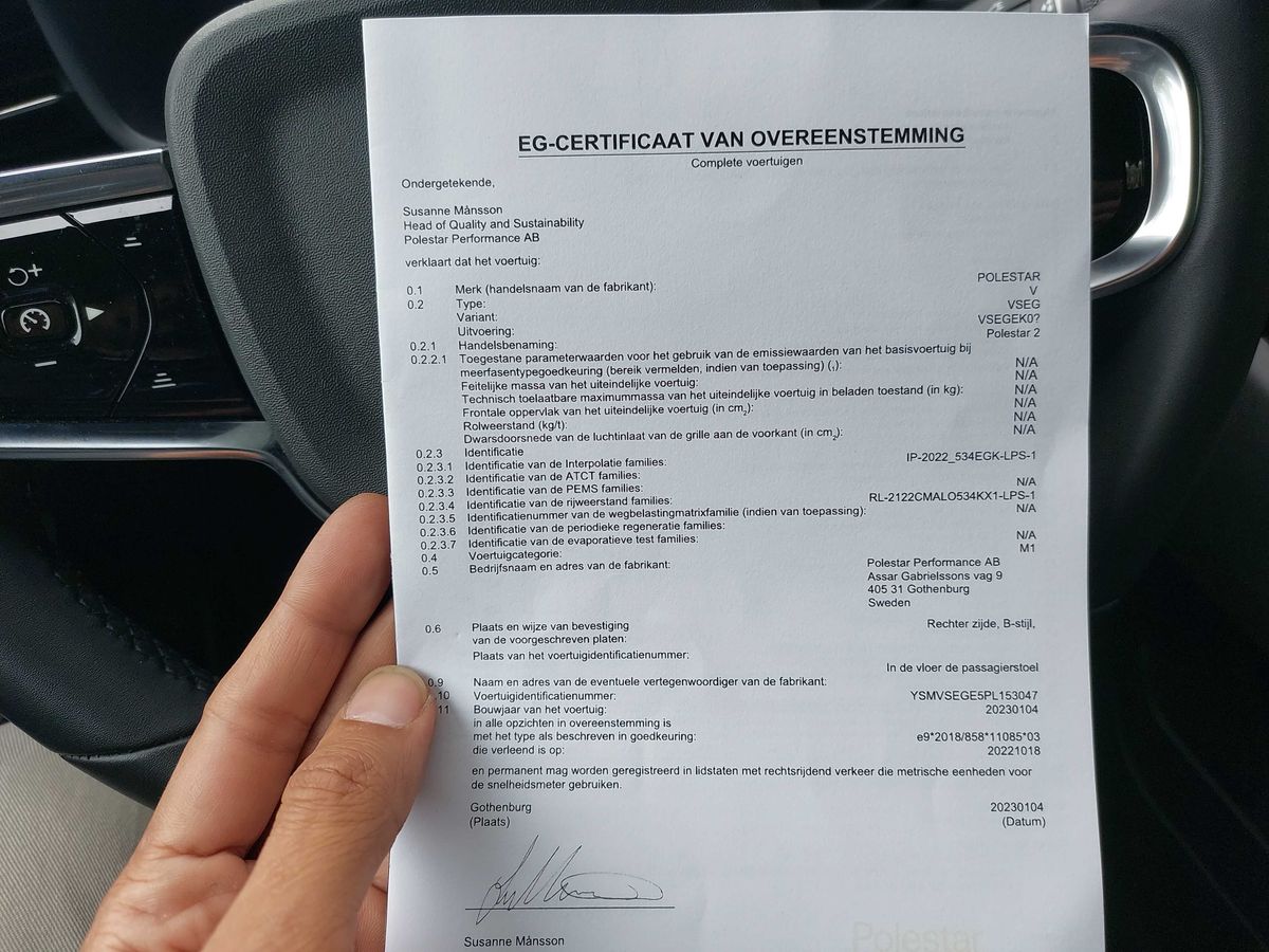 Polestar 2 d'occasion