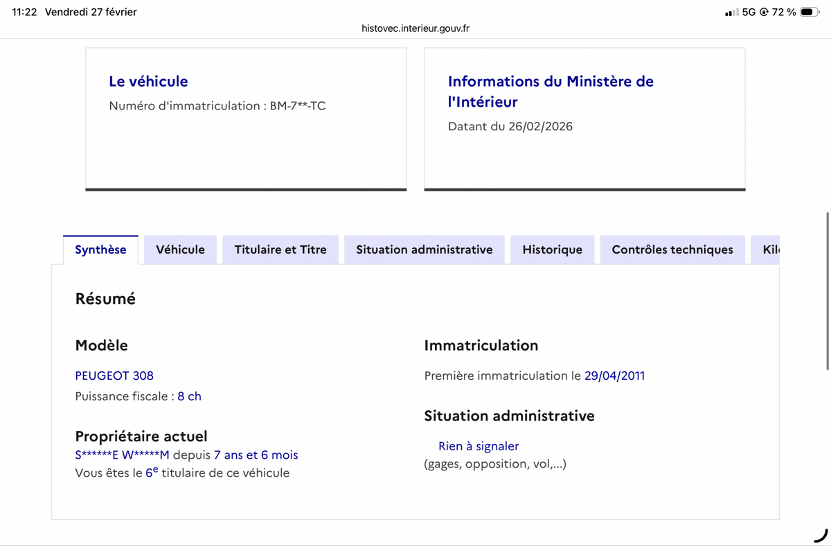 Peugeot 308 d'occasion