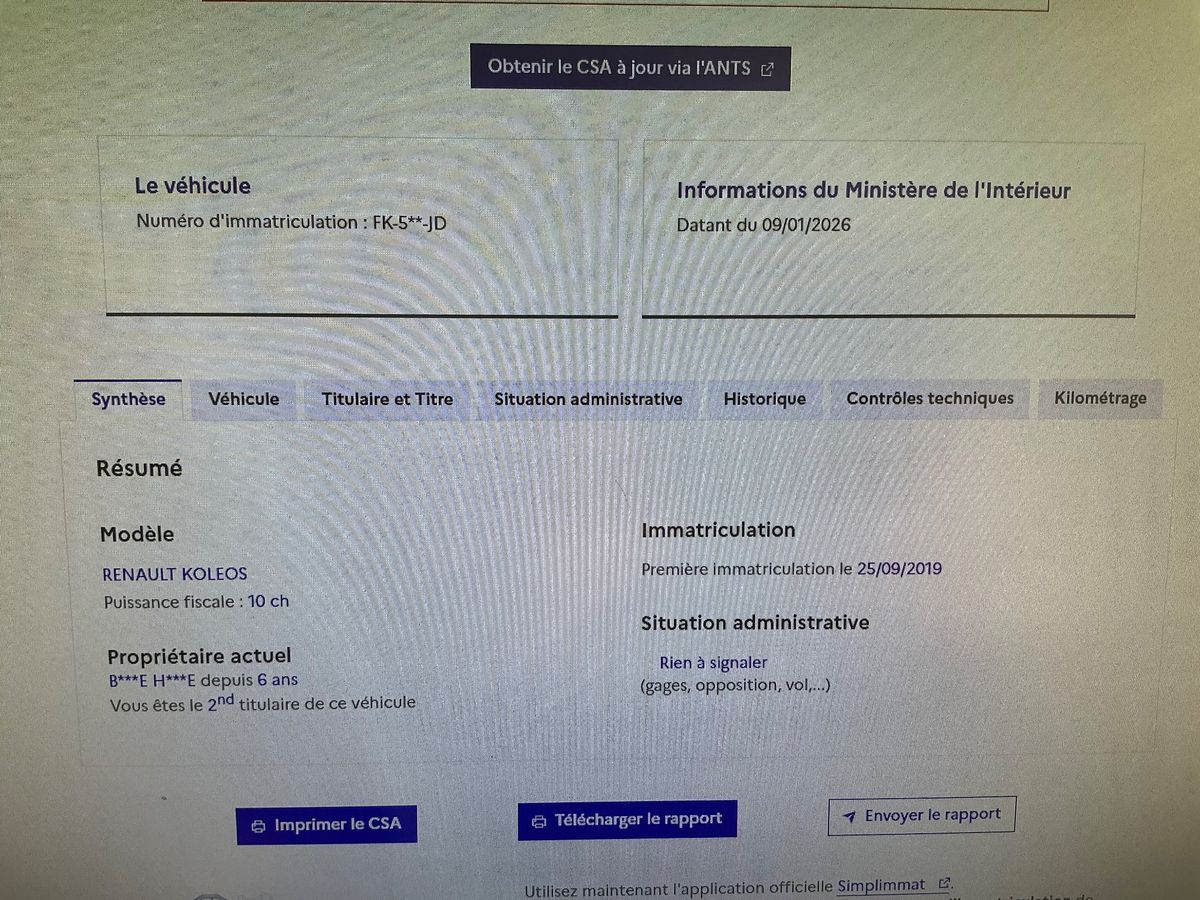 Renault Koleos d'occasion