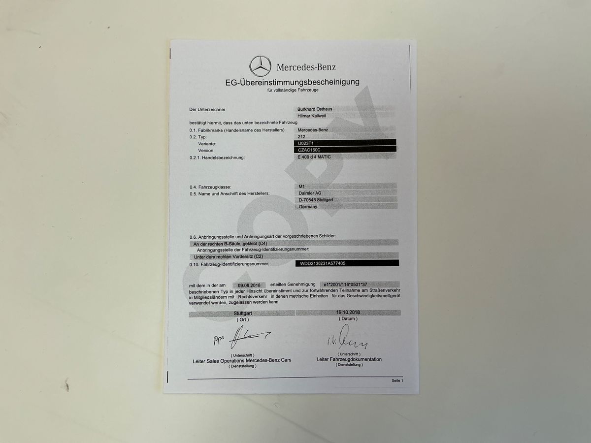 Mercedes-Benz E-Klasse d'occasion