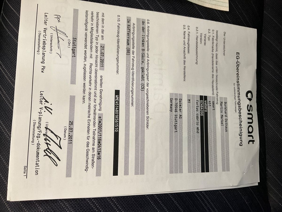 Smart fortwo d'occasion