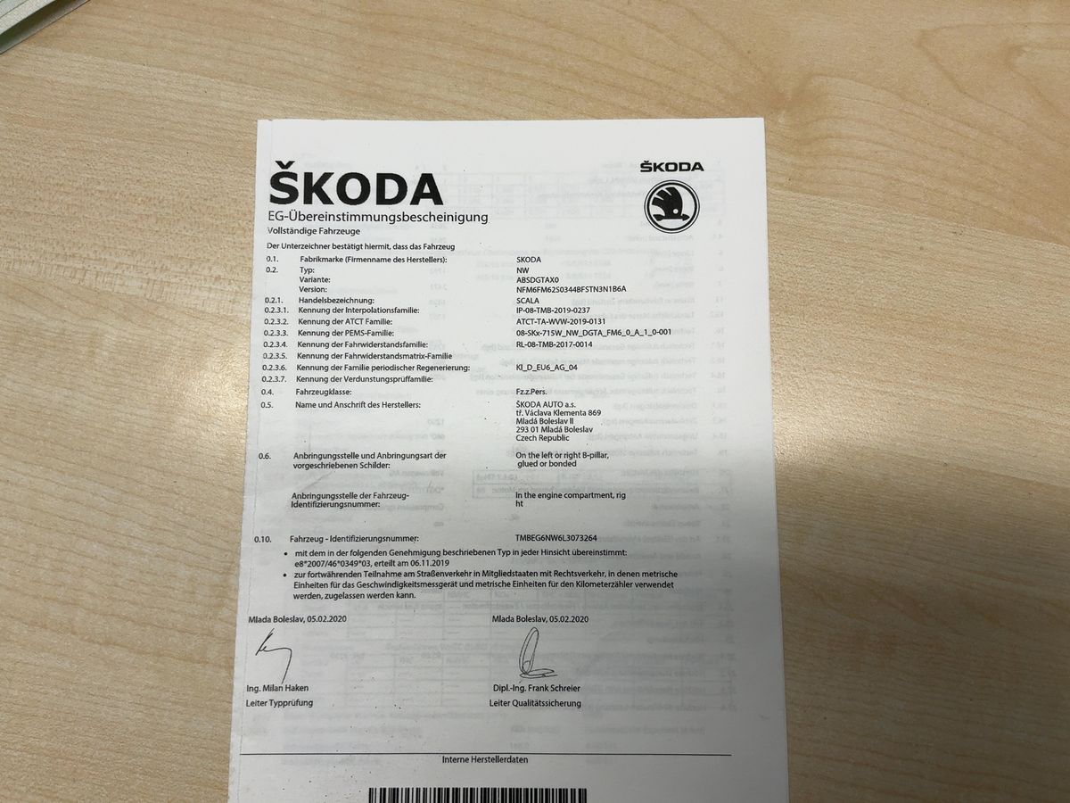 Skoda Scala d'occasion