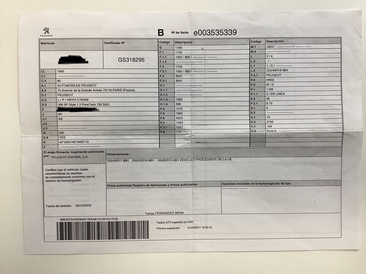 Peugeot 308 1.2 e-THP Style