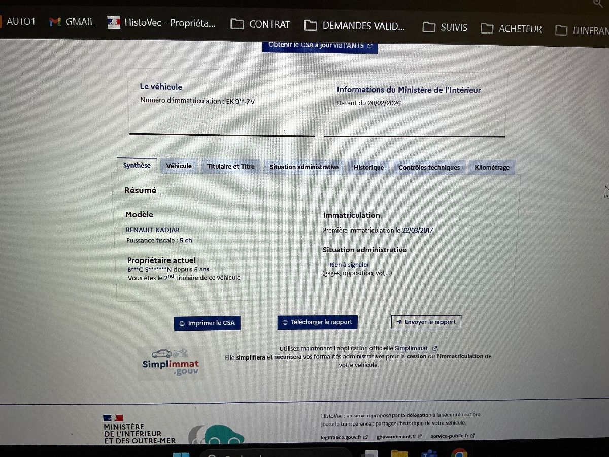 Renault Kadjar d'occasion