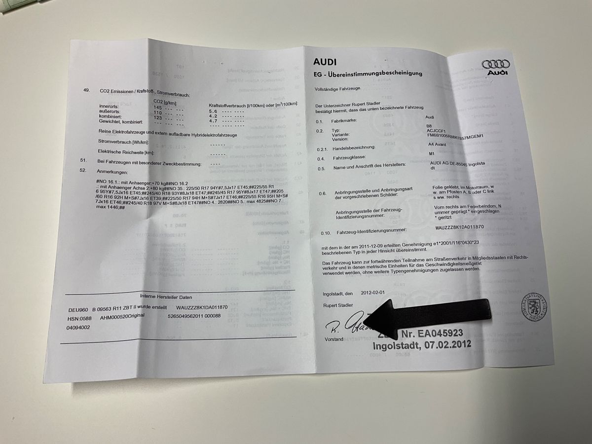 Audi A4 2.0 TDI Ambiente