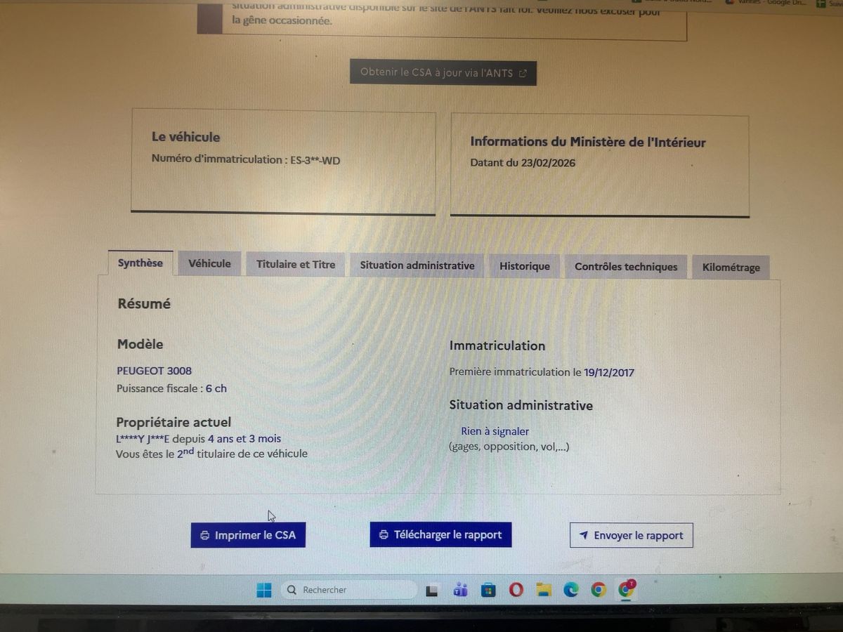 Peugeot 3008 d'occasion