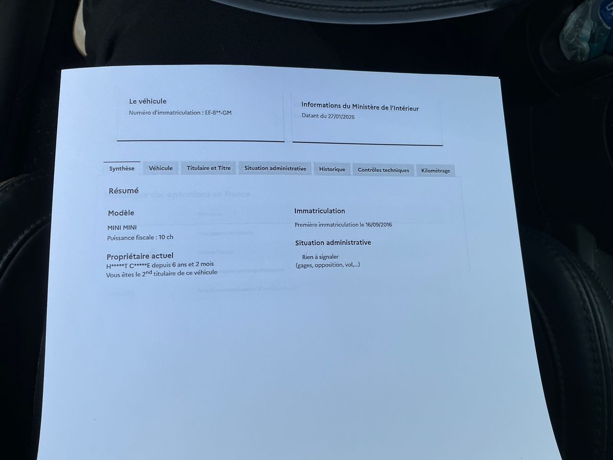 MINI Cooper d'occasion