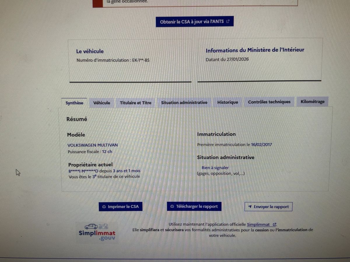 Volkswagen T6 d'occasion