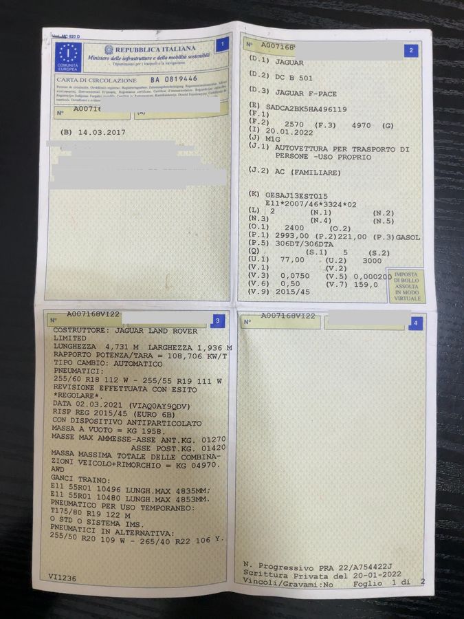 Jaguar F-Pace d'occasion