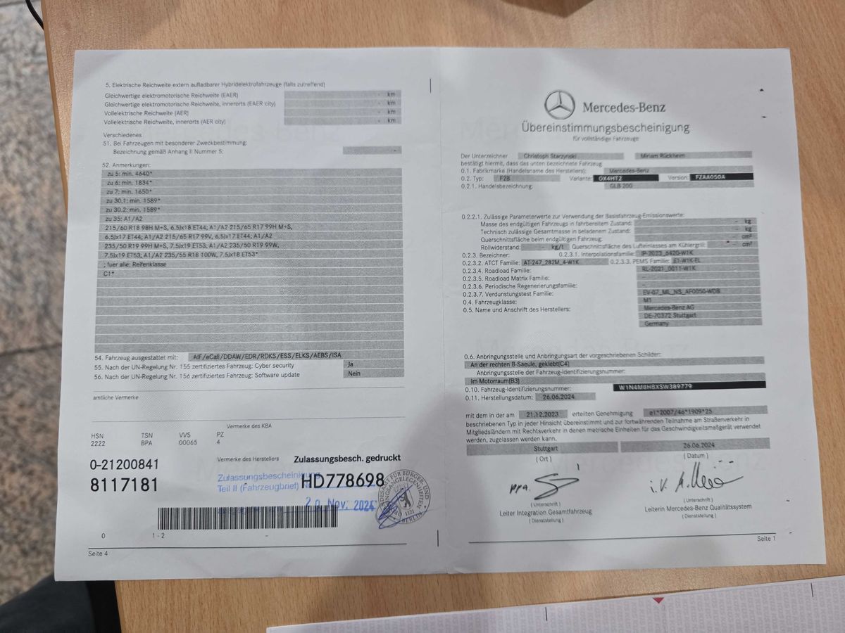 Mercedes-Benz GLB-Klasse d'occasion