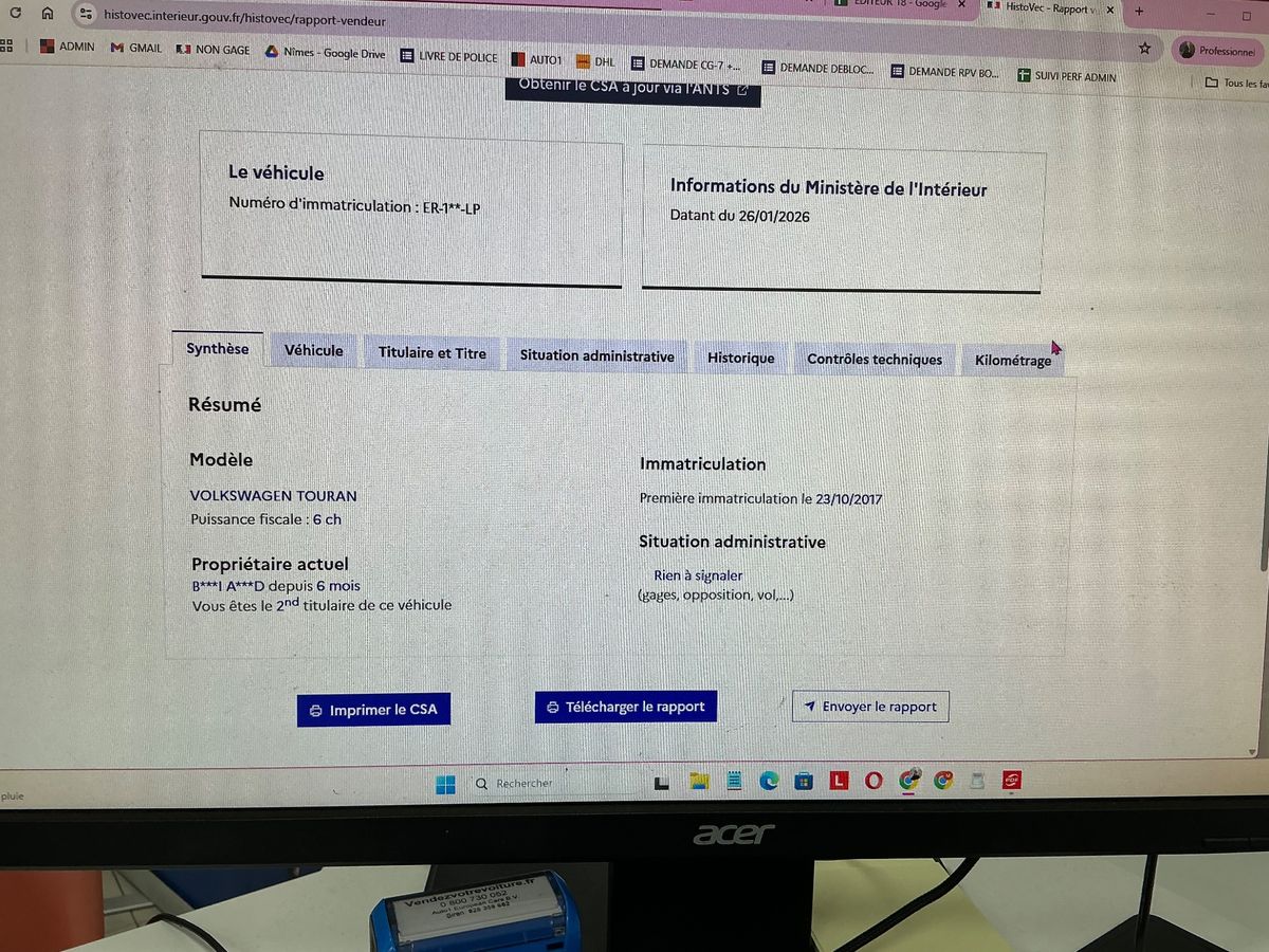 Volkswagen Touran d'occasion