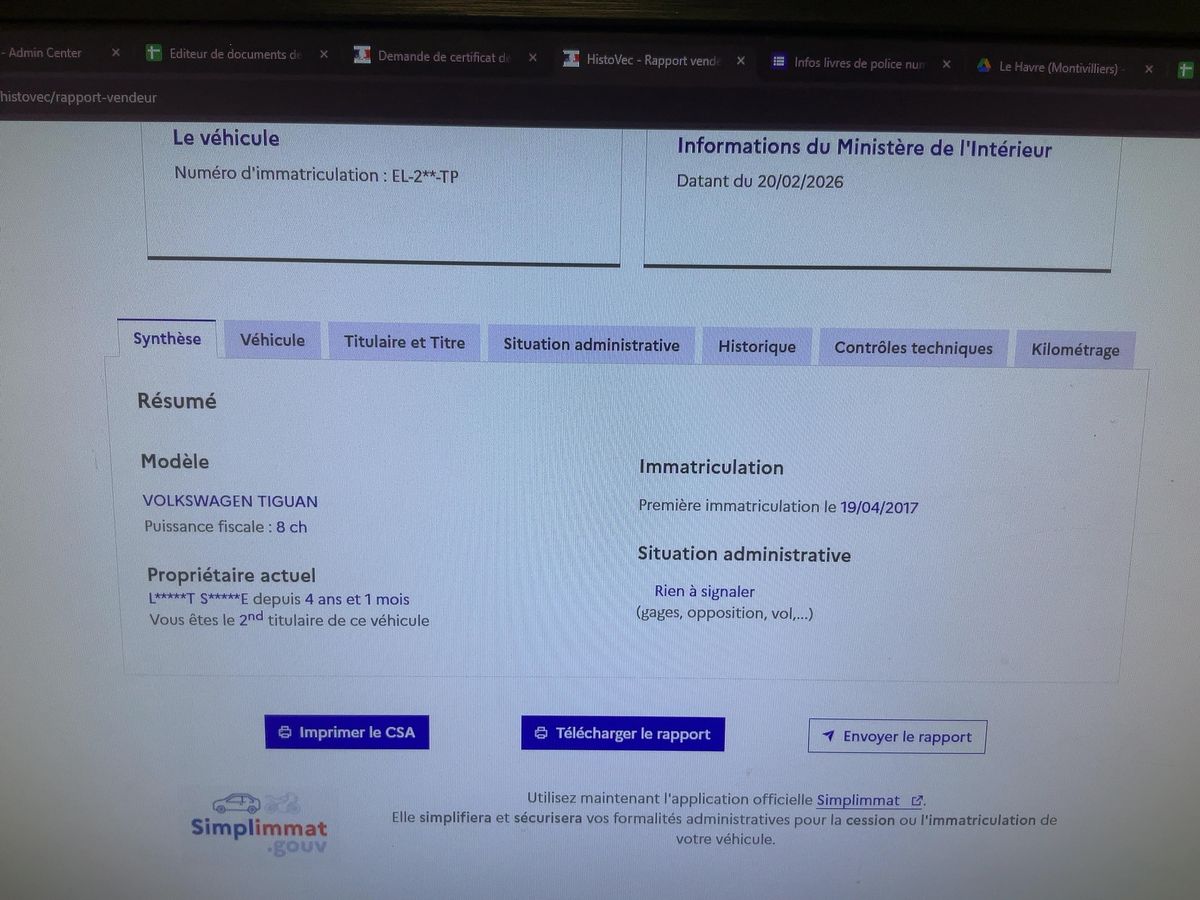 Volkswagen Tiguan d'occasion