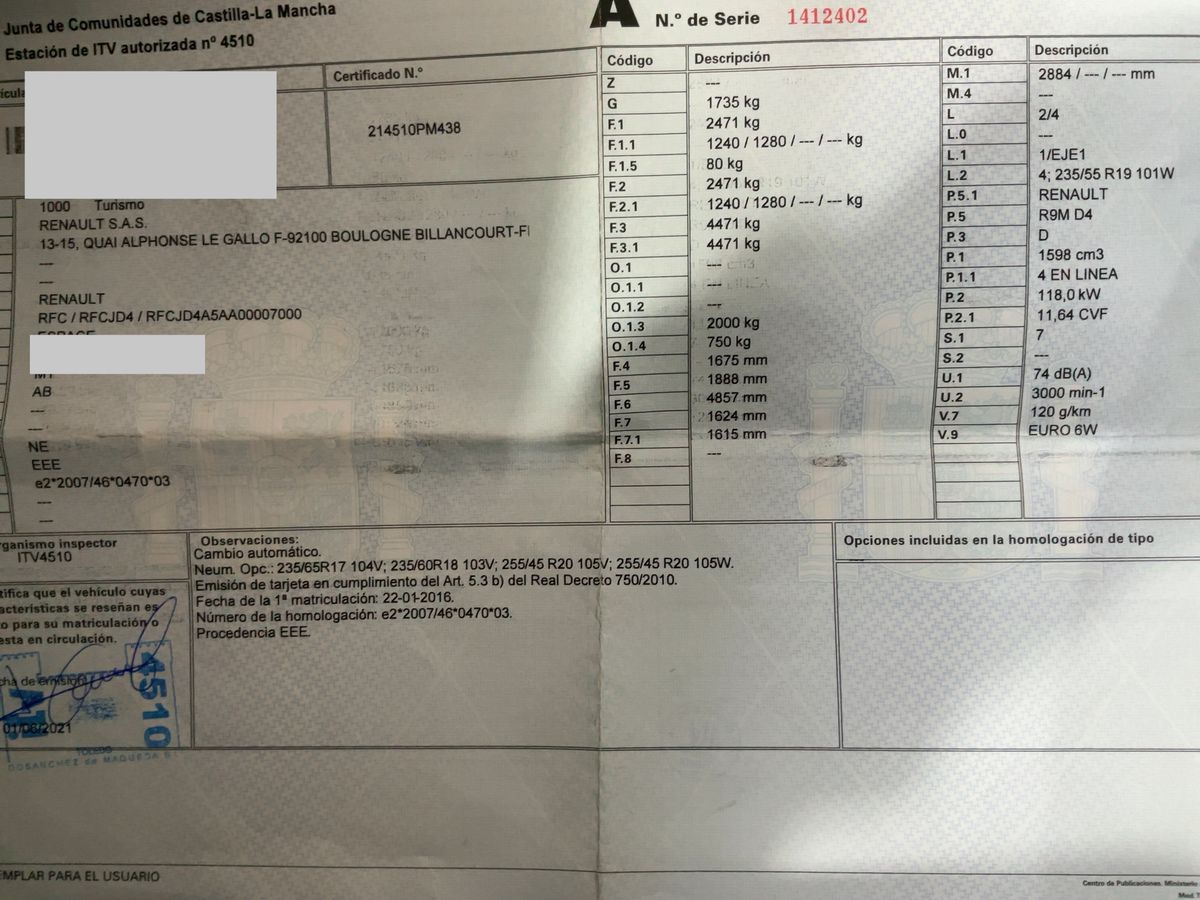 Renault Espace d'occasion