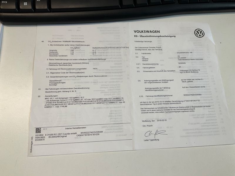 Volkswagen Sharan 2.0 TDI Comfortline BlueMotion Tech — zdjęcie 16