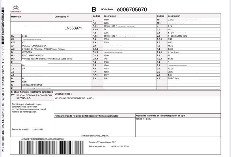Citroen Berlingo 1.5 Blue-HDi Live M — zdjęcie 14
