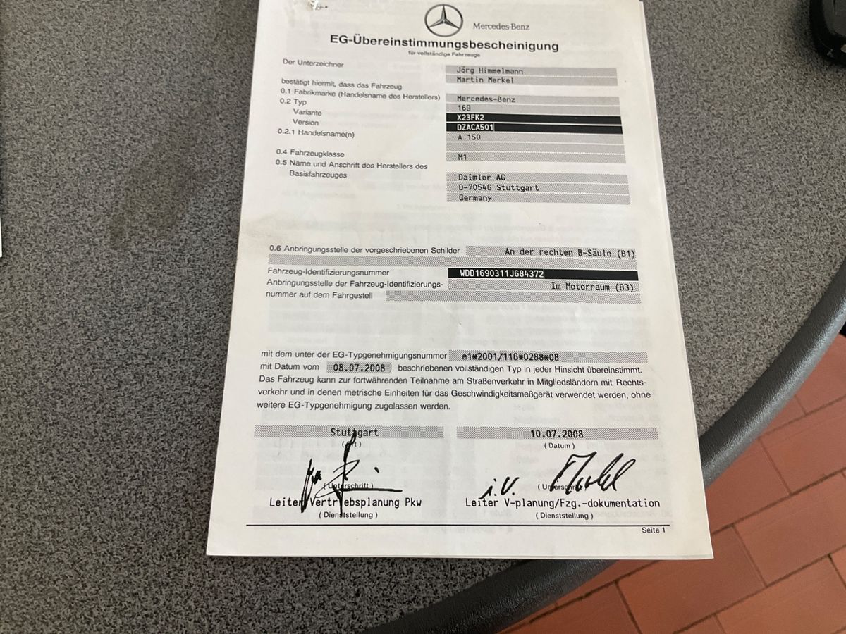 Mercedes-Benz A-Klasse A 150 Avantgarde
