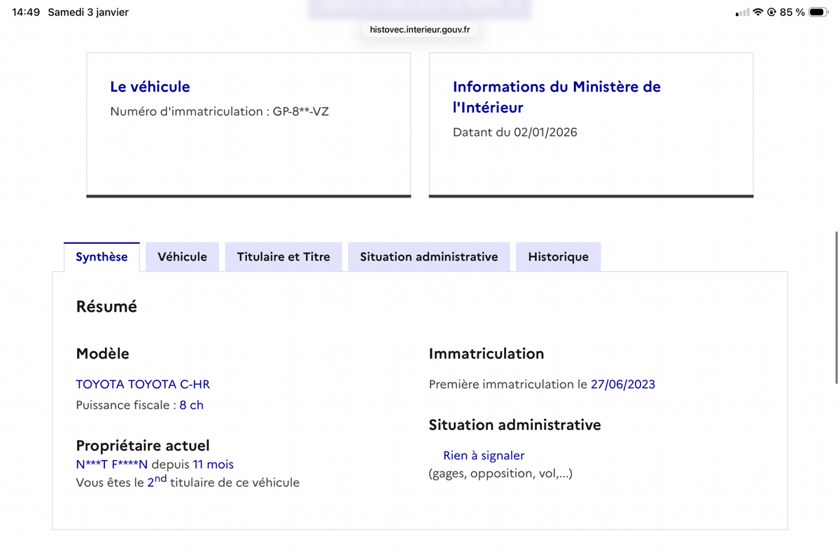 Toyota C-HR d'occasion