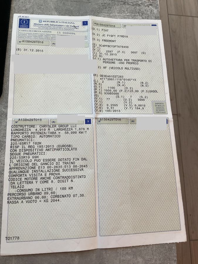 Fiat Freemont d'occasion