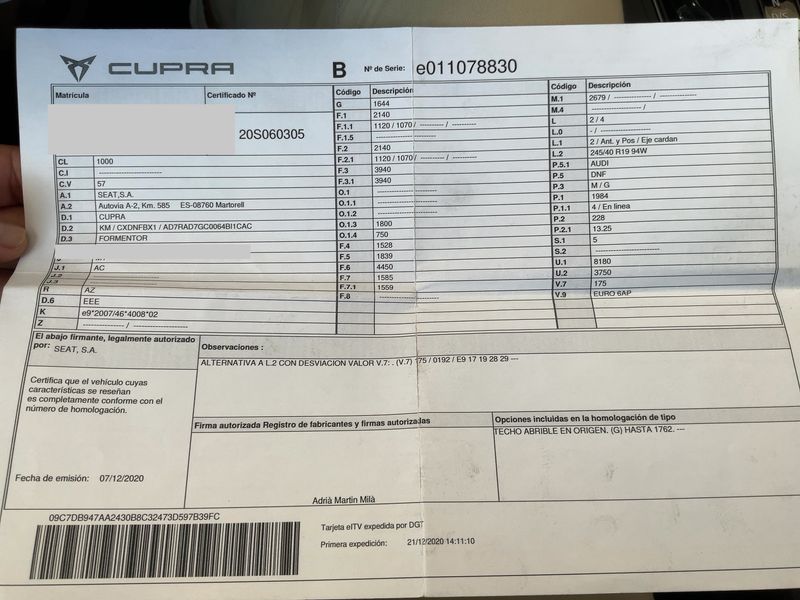 Cupra Formentor 2.0 TSI VZ 4Drive — zdjęcie 16