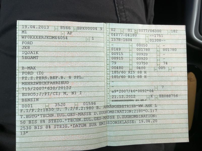 Ford B-Max 1.6 Ti-VCT Trend — zdjęcie 15