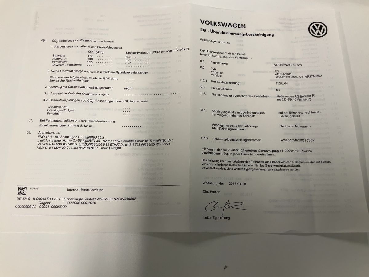 Volkswagen Tiguan d'occasion