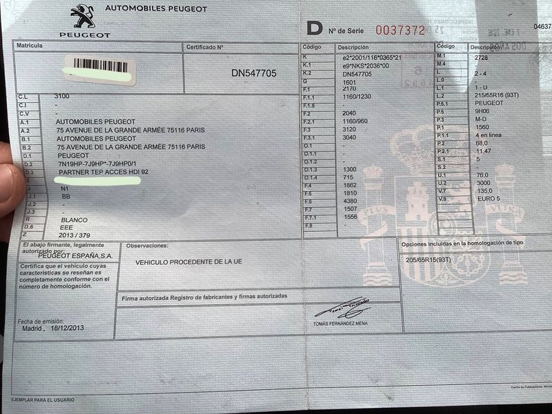 Peugeot Partner 1.6 HDi Access — zdjęcie 16