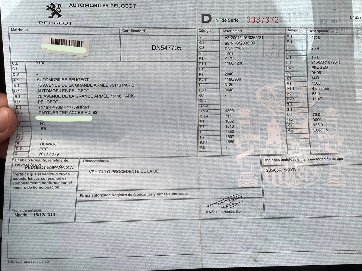 Peugeot Partner d'occasion