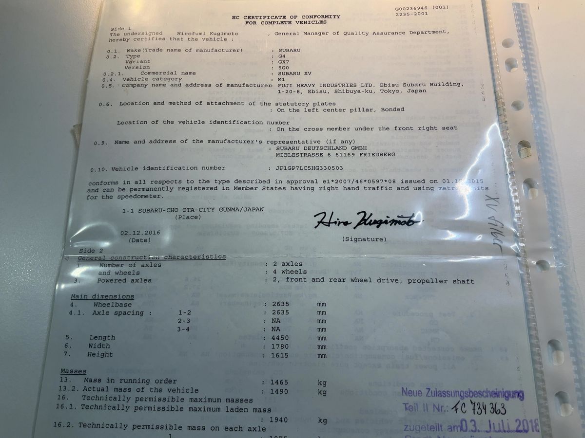 Subaru XV d'occasion