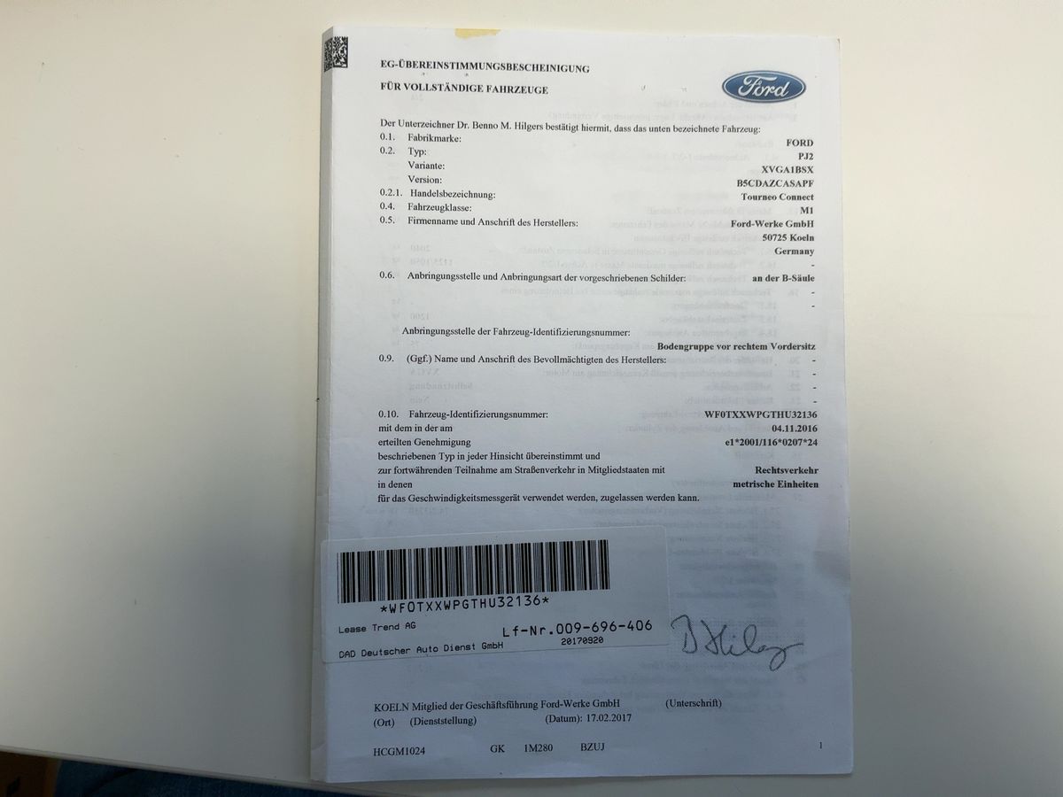 Ford Tourneo d'occasion