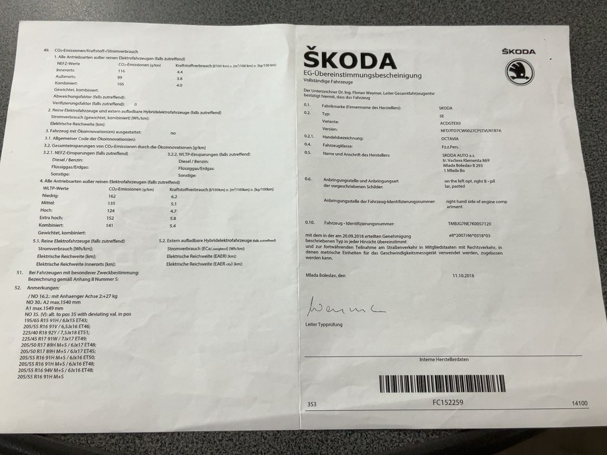 Skoda Octavia d'occasion