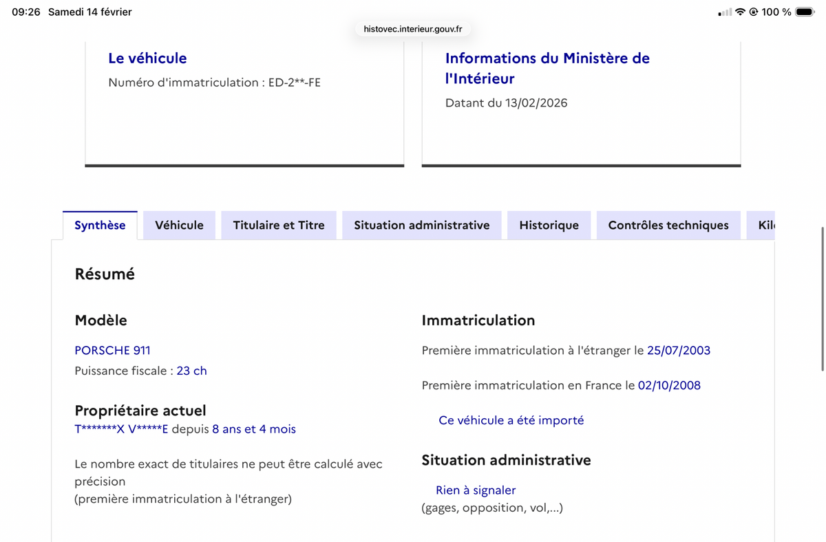 Porsche 911 d'occasion