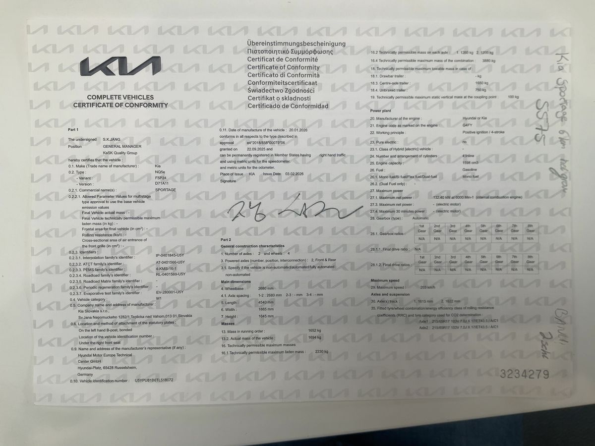 Kia Sportage d'occasion