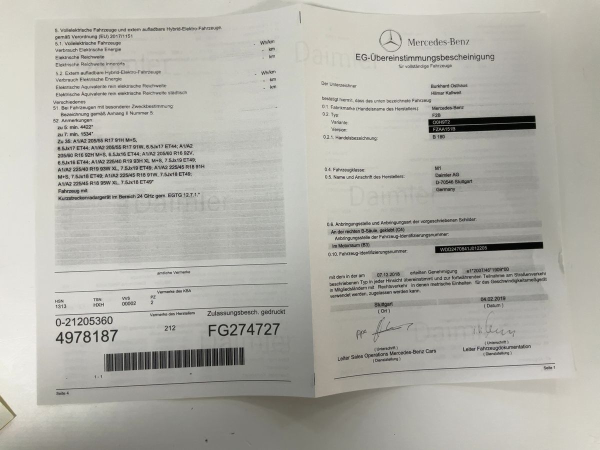 Mercedes-Benz B-Klasse d'occasion