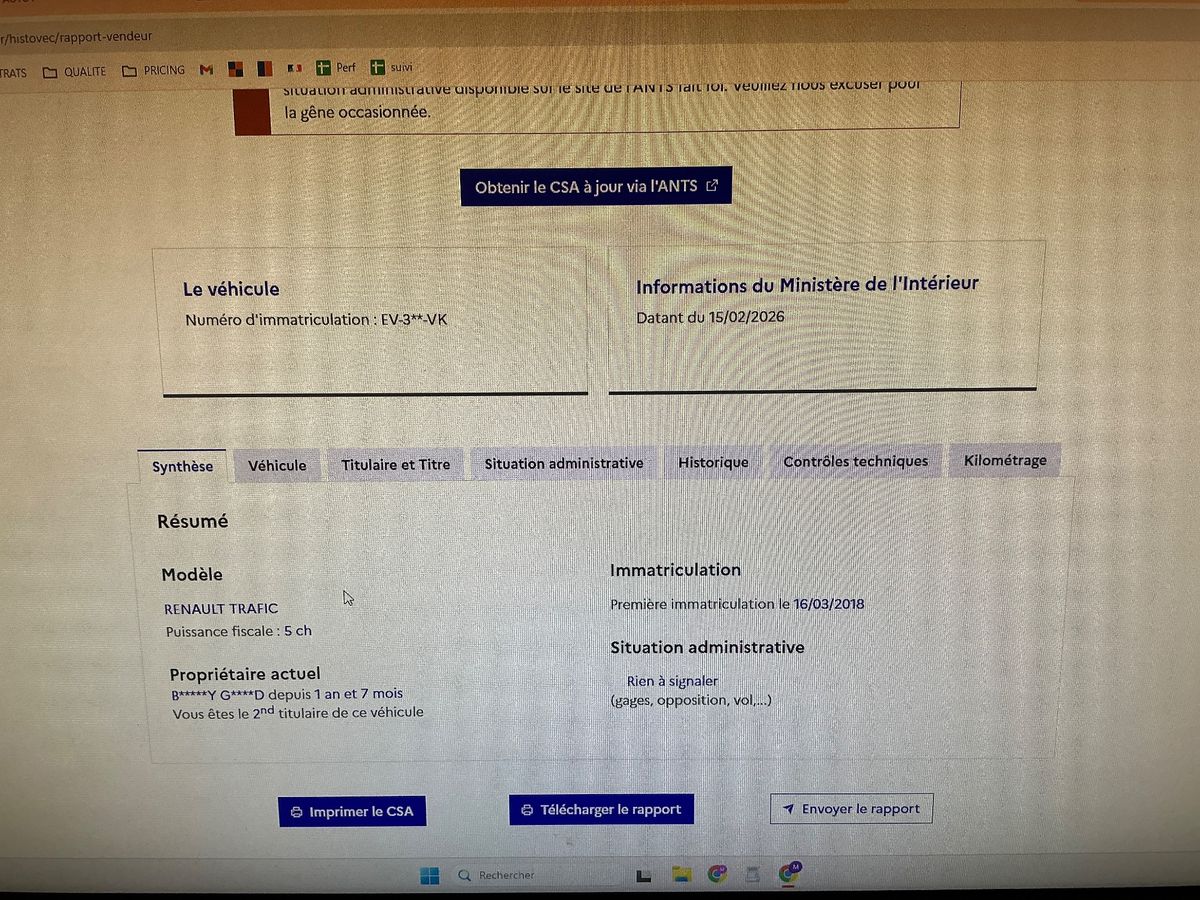 Renault Trafic d'occasion