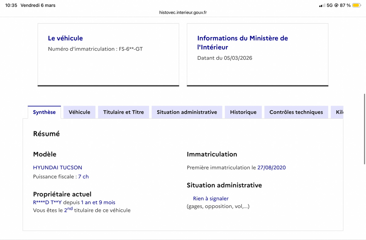 Hyundai Tucson d'occasion