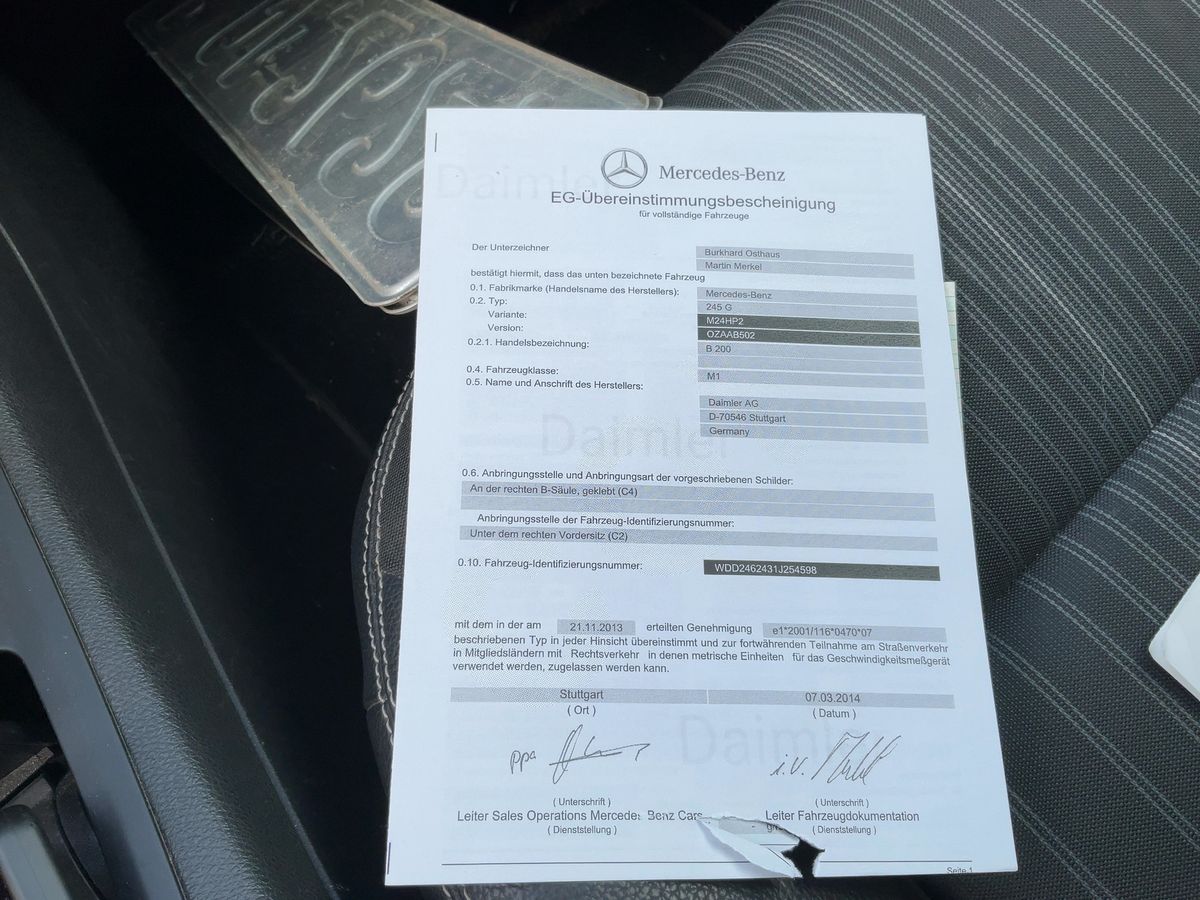 Mercedes-Benz B-Klasse d'occasion