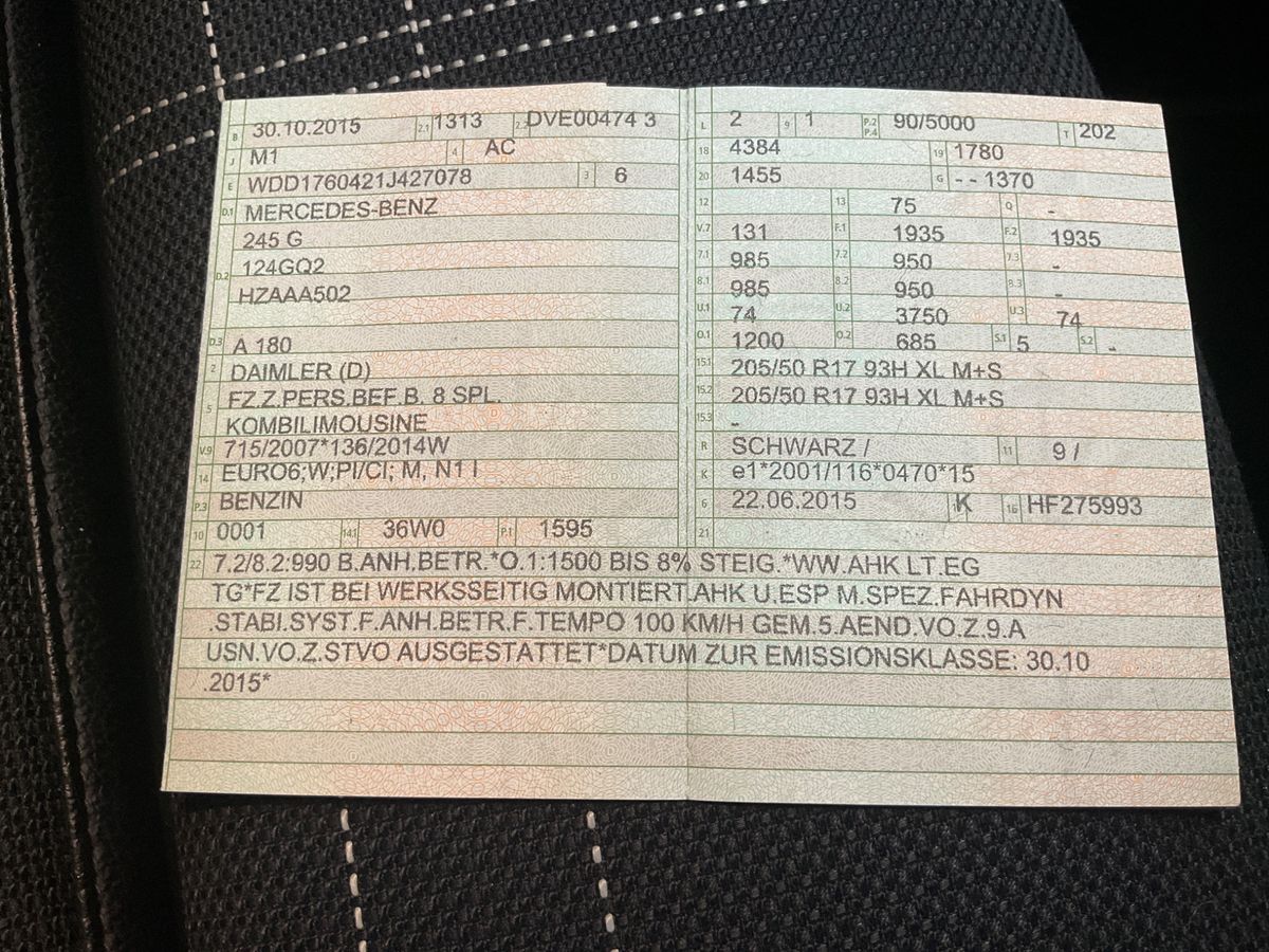 Mercedes-Benz A-Klasse A 180 BlueEfficiency Urban