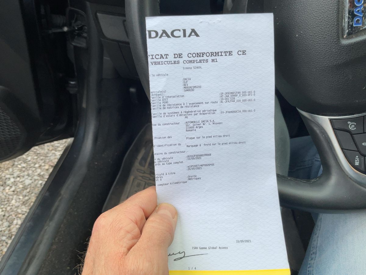 Dacia Sandero d'occasion