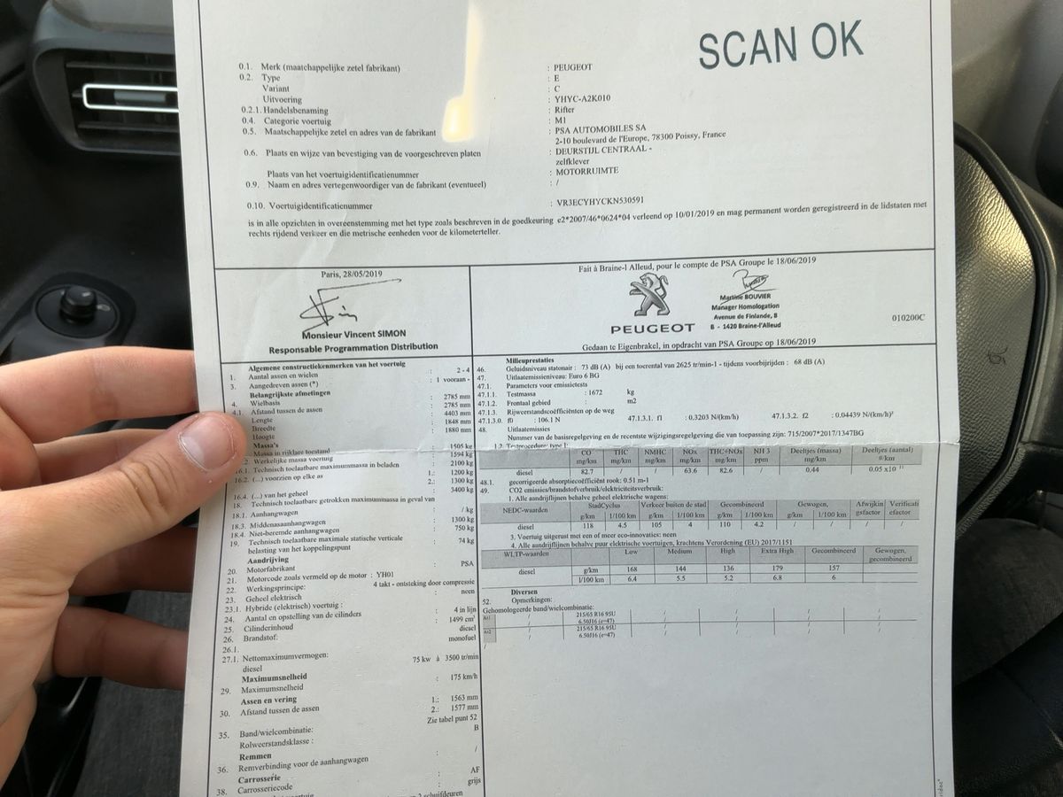 Peugeot Rifter d'occasion